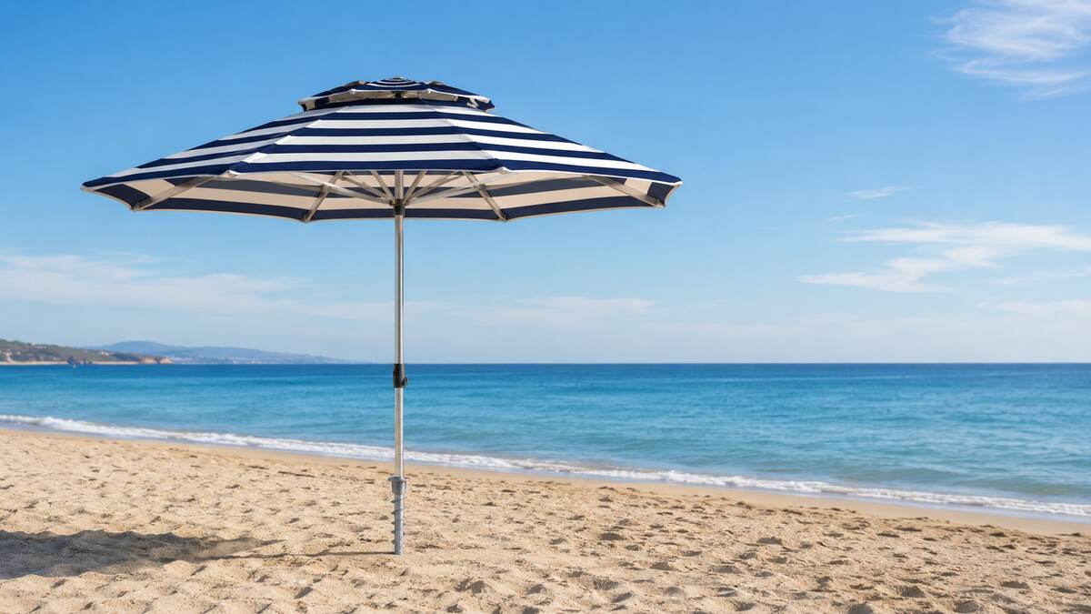 Cómo elegir una sombrilla de playa resistente al viento en 2026