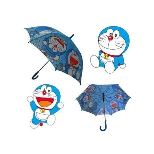 Paraguas plegable para niños con dibujos de Doraemon