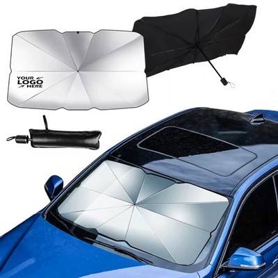 Parasol plegable para parabrisas de coche con funda de almacenamiento